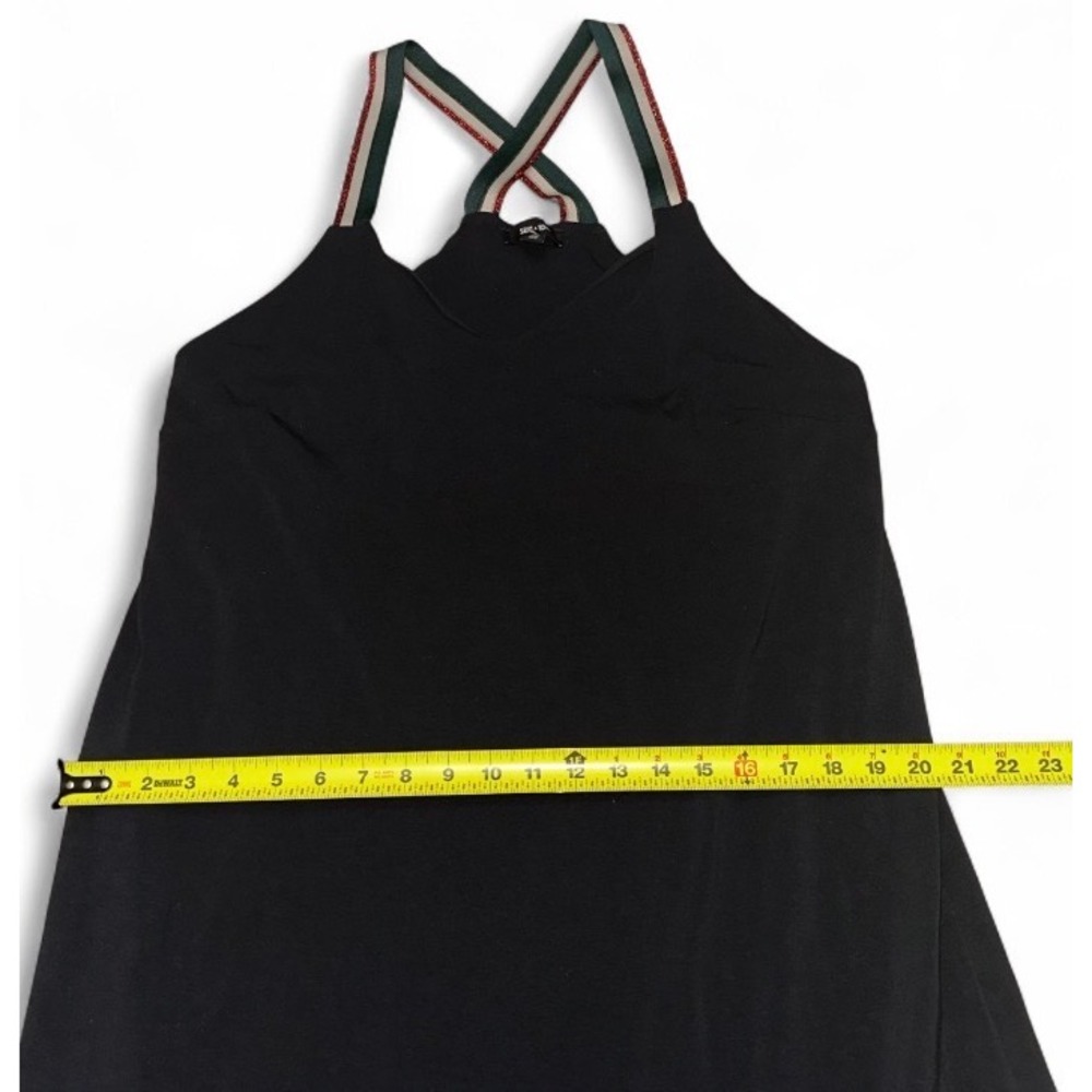 Saint + Sofia Black‎ Organic Cotton Maxi Dress Women's Size 12 UK 16 EU XL - Picture 8 of 14